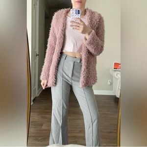 Charlotte Russe Fur Overcoat